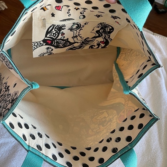 NEW BOHEMIAN BRIGHTON TOTE SUMMER OF LOVE HEARTS - Picture 11 of 16